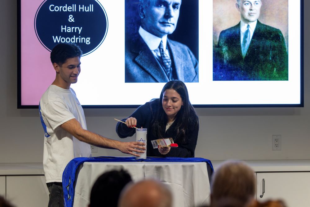 Kristallnacht 2023 Candle Lighting By Students